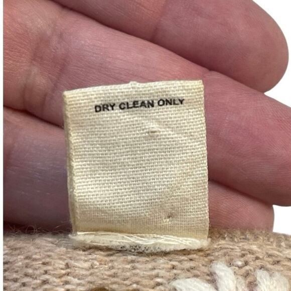 Anthropologie Moth "Village Pass Tunic" Sweater Dress Small Floral Crochet Lace - Picture 9 of 9